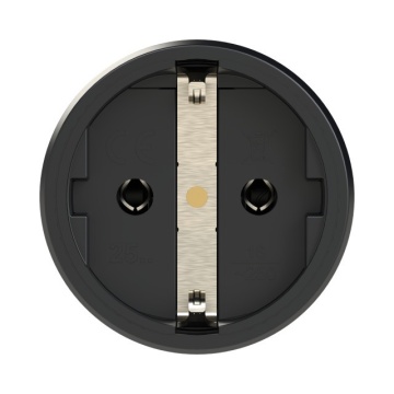 PCE TopTaurus2 safety connector cap nat LED IP54 black - Conector schuko mama - Img 2