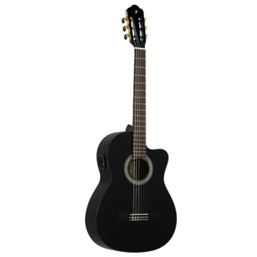Prodipe Guitars Primera 4/4 CEQ Gloss Black - Chitara electro-clasica - Img 3