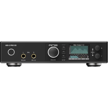 RME ADI-2 Pro EX - Convertor AD/DA PCM/DSD 768 kHz cu USB-C AES SPDIF ADAT si amplificator dual de casti - Img 2