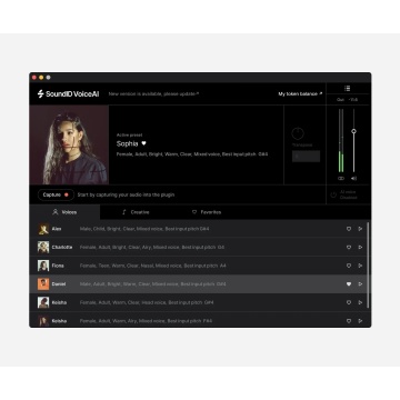 Sonarworks SoundID VoiceAI Medium Token Pack 180.000 tokens - Pachet digital cu 180.000 token-uri pentru SoundID VoiceAI