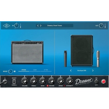 Universal Audio UAD Dream '65 Reverb Amp - Plugin amp sim 3 amplificatoare pe lampi cu reverb spring si vibrato