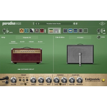 Universal Audio UAD Paradise Guitar Studio - Plugin amp sim cu 11 amplificatoare cabinete si pedale renumite de chitara - Img 2
