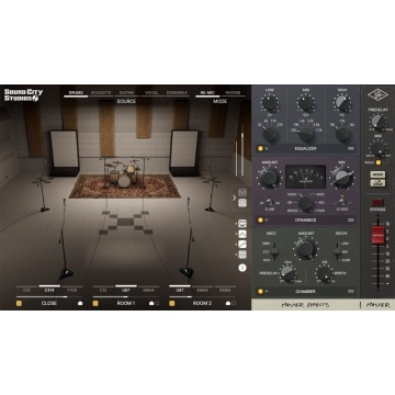 Universal Audio UAD Sound City Studios Plug-In - Plugin cu functii avansate de room modeling si emulari de hardware analogic