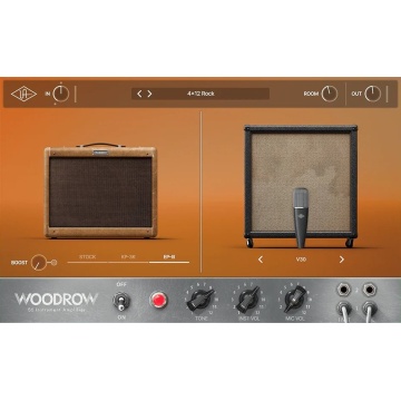 Universal Audio UAD Woodrow '55 Instrument Amp - Plugin amp sim cu 3 variante de circuit si 6 setup-uri de cabinet si microfon - Img 2