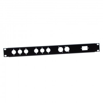 Adam Hall 19 Parts 872212 - Panou rack 1U pentru mufe XLR