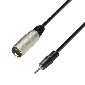 Adam Hall 3Star Stereo TRS 3.5 tata - XLR tata 1m - Cablu audio XLR - Jack