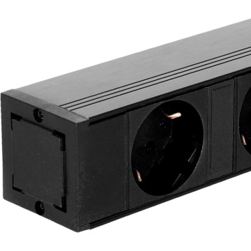 Adam Hall PDU 4 MOUNT 1.8m - Prelungitor rack montabil 1U 4 prize - Img 6