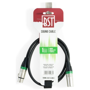 AFX Light SOUND-XLRF-XLRM 1m - Cablu de microfon XLR tata - XLR mama - Img 2