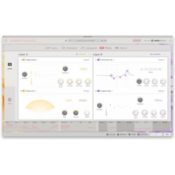 Arturia Augmented VOICES - Plugin instrument virtual hibrid vocal cu sampling si sinteza 500+ preseturi - Img 3