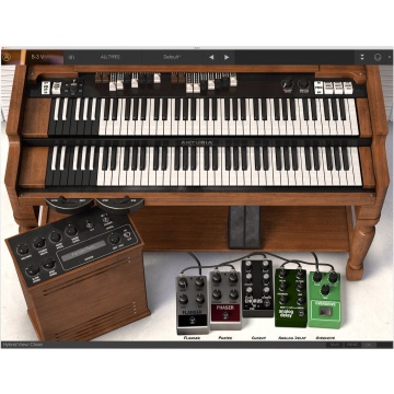 Arturia B-3 V - Plugin orga virtuala tonewheel cu modelare fizica - doua manuale si difuzor rotativ