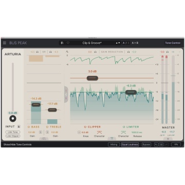Arturia Bus PEAK - Plugin audio limiter cu clipper True Peak si control tonal - Img 3