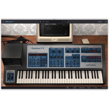 Arturia Emulator II V - Plugin instrument virtual sampler multitimbral 8-bit cu filtre analogice si efecte