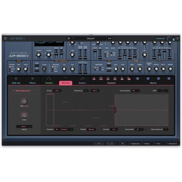 Arturia Jup-8000 V - Sintetizator software Supersaw cu 2 oscilatoare 16 voci polifonie Multi-Arpeggiator si efecte integrate - Img 4