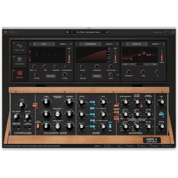 Arturia Mini V4 - Plugin sintetizator virtual analog cu 3 oscilatoare polifonie 6 voci si arpegiator - Img 4