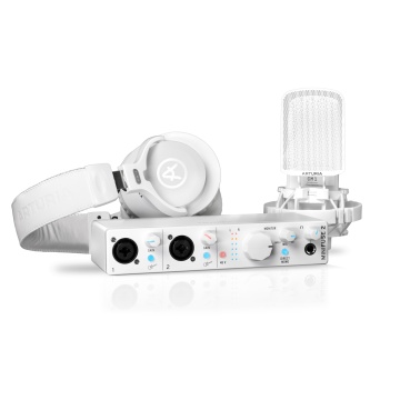 Arturia MiniFuse Recording Pack White - Pachet Home Studio - Img 2