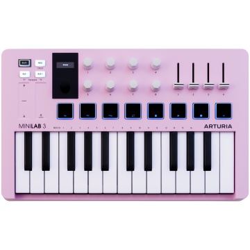Arturia MiniLab 3 Rose Quartz - Claviatura MIDI portabila - Img 3