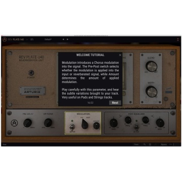 Arturia Rev PLATE-140 - Plugin plate reverb EMT 140 preamplificator cu lampi si 3 modele de reverb placi - Img 3