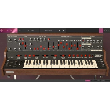 Arturia Solina V2 - Plugin instrument virtual string machine parafonic si polifonic cu chorus phaser delay si reverb - Img 2