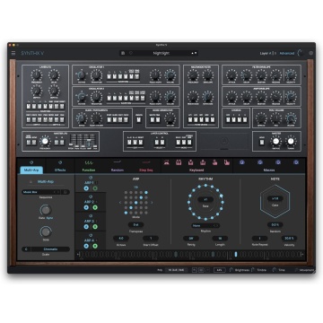 Arturia Synthx V - Plugin sintetizator virtual analog bi-timbral cu 16 voci Multi-Arp MPE si 240 preseturi - Img 7