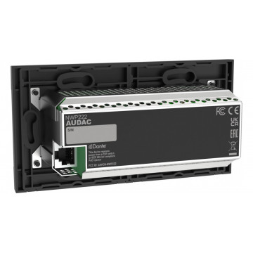Audac NWP222/B - Panou de intrare audio in retea Dante - Img 2