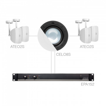 Audac SONA82.4SC/W - Sistem complet pentru instalatii audio fixe