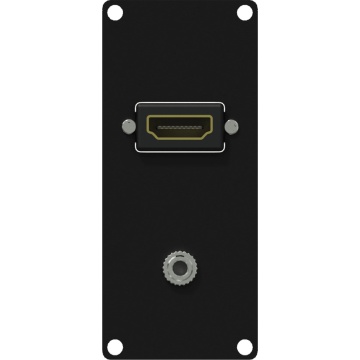 Caymon CASY152/B - Modul CASY cu HDMI mama-mama si jack 3.5 mm mama-mama 1 slot negru