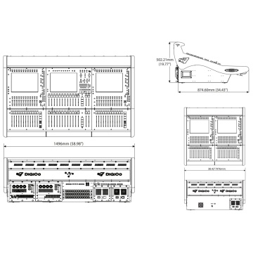 DiGiCo Quantum 7 - Consola digitala de mixaj audio - Img 9