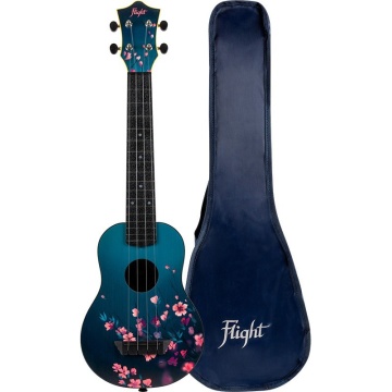Flight TUSL32 Sakura Travel - Ukulele soprano cu scala de tip concert