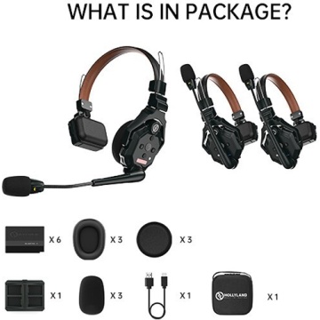 Hollyland Solidcom C1 Pro-3S - Sistem Comunicatie Intercom Headset 3 casti - Img 18