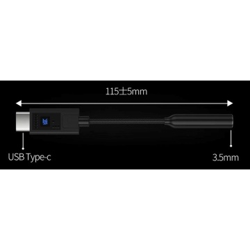 KZ Acoustics AM02 - Amplificator portabil digital cu DAC integrat 96kHz/24bit USB-C - Jack 3.5 mm - Img 11