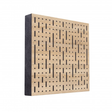 Mega Acoustic FiberPRO 60 BinaryBean Stejar Negru - Panou acustic cu vata minerala