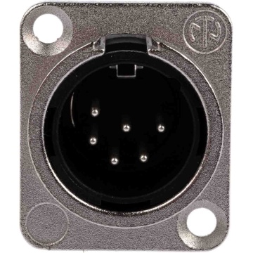 Neutrik NC6MD-L-1 - Conector XLR tata 6 pini - Img 3