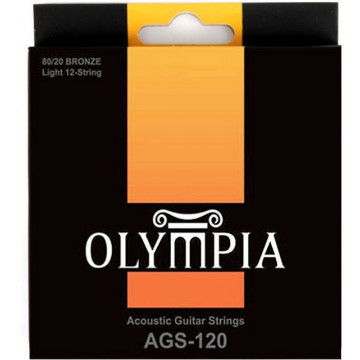 Olympia AGS 120 Bronz Light 10-47 - Set 12 corzi chitara acustica