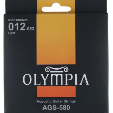 Olympia AGS580 Bronz Light 12-53 - Set corzi chitara acustica