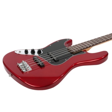 Prodipe Guitars JB80 LH RA Candy Red - Chitara bass electrica pentru stangaci - Img 4