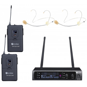 Prodipe UHF B210 DSP Headset Duo - Set microfoane headset wireless