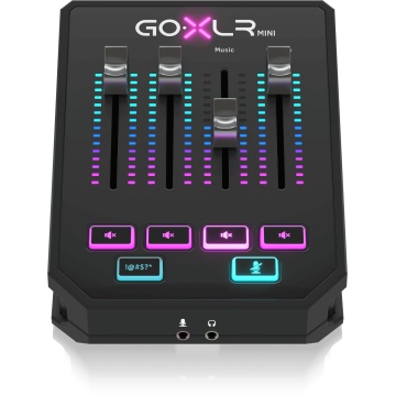 TC Helicon GoXLR MINI - Interfata/mixer audio pentru livestream si gaming - Img 3
