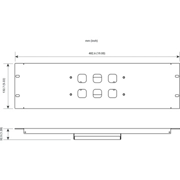 Visual Productions Rackmount B - Panou rack 3U - Img 10