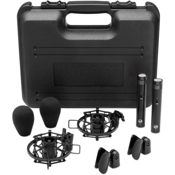 Warm Audio WA-84 Stereo Pair - Black - Set stereo Microfoane Condenser Diafragma Mica - Img 4