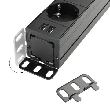 Adam Hall 19 Parts 87471 USB - Prelungitor rack 1U cu 8 prize - Img 2