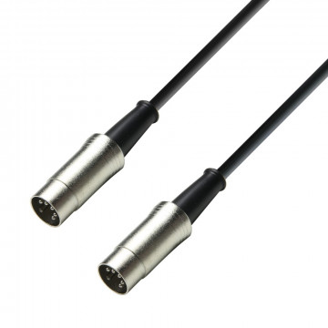 Adam Hall 3Star MIDI BLK 3m BLK-5 - Cablu MIDI