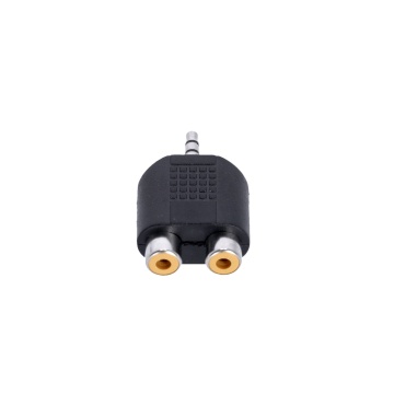 Adam Hall 4 STAR AY RF2 MM3 - Adaptor Y 2 x RCA mama - Jack 3.5 mm tata TRS - Img 5