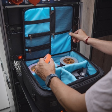 Adam Hall Orgaflex Rack Bag 03 - Geanta organizator pentru rack 3U - Img 19