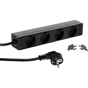 Adam Hall PDU 4 MOUNT 1.8m - Prelungitor rack montabil 1U 4 prize - Img 3