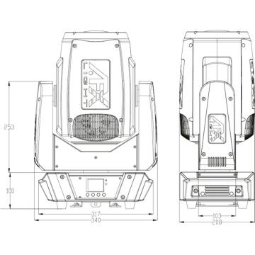 AFX Light BEAM-200LED-FC - Moving head beam - Img 10