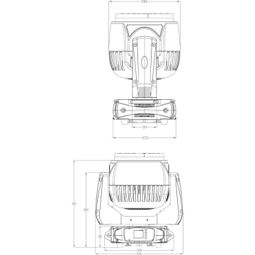 AFX Light BEEDREAM-1940RGB - Moving head wash - Img 9