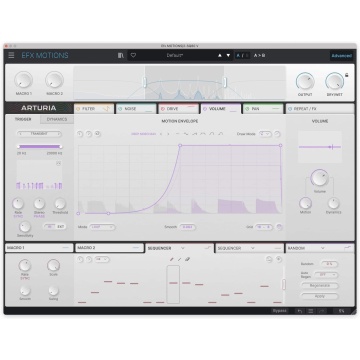 Arturia Efx MOTIONS - Plugin multi-efect cu procesare audio bazata pe miscare Beat Repeater si modulatie - Img 6