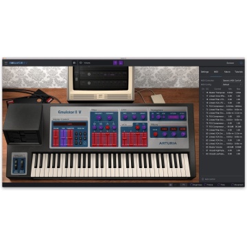 Arturia Emulator II V - Plugin instrument virtual sampler multitimbral 8-bit cu filtre analogice si efecte - Img 6