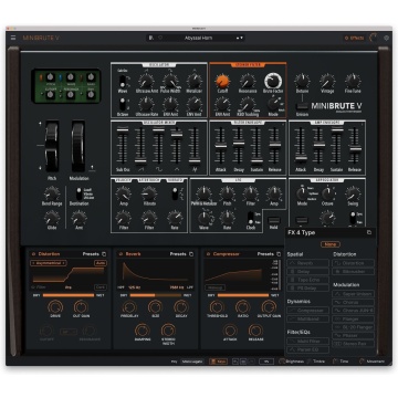 Arturia MiniBrute V - Sintetizator virtual analog polifonic 8 voci cu filtru Steiner-Parker si 168 preseturi - Img 4