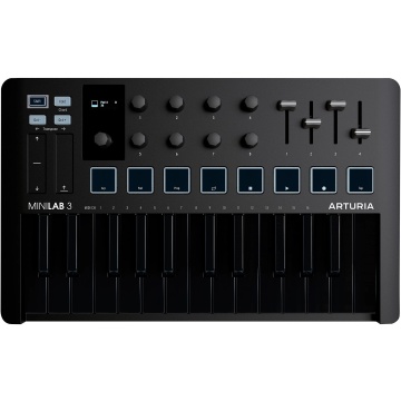 Arturia MiniLab 3 Deep Black - Claviatura MIDI portabila - Img 3